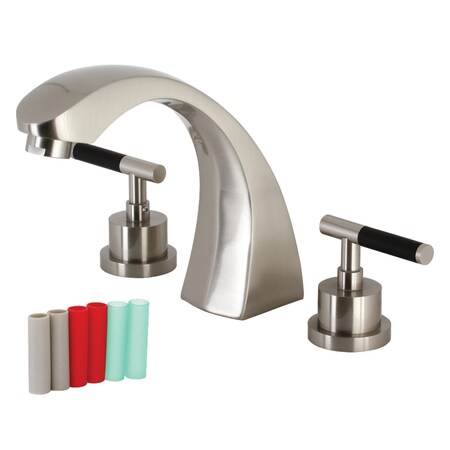 Kingston Brass KS4368CKL Roman Tub Faucet, Brushed Nickel KS4368CKL